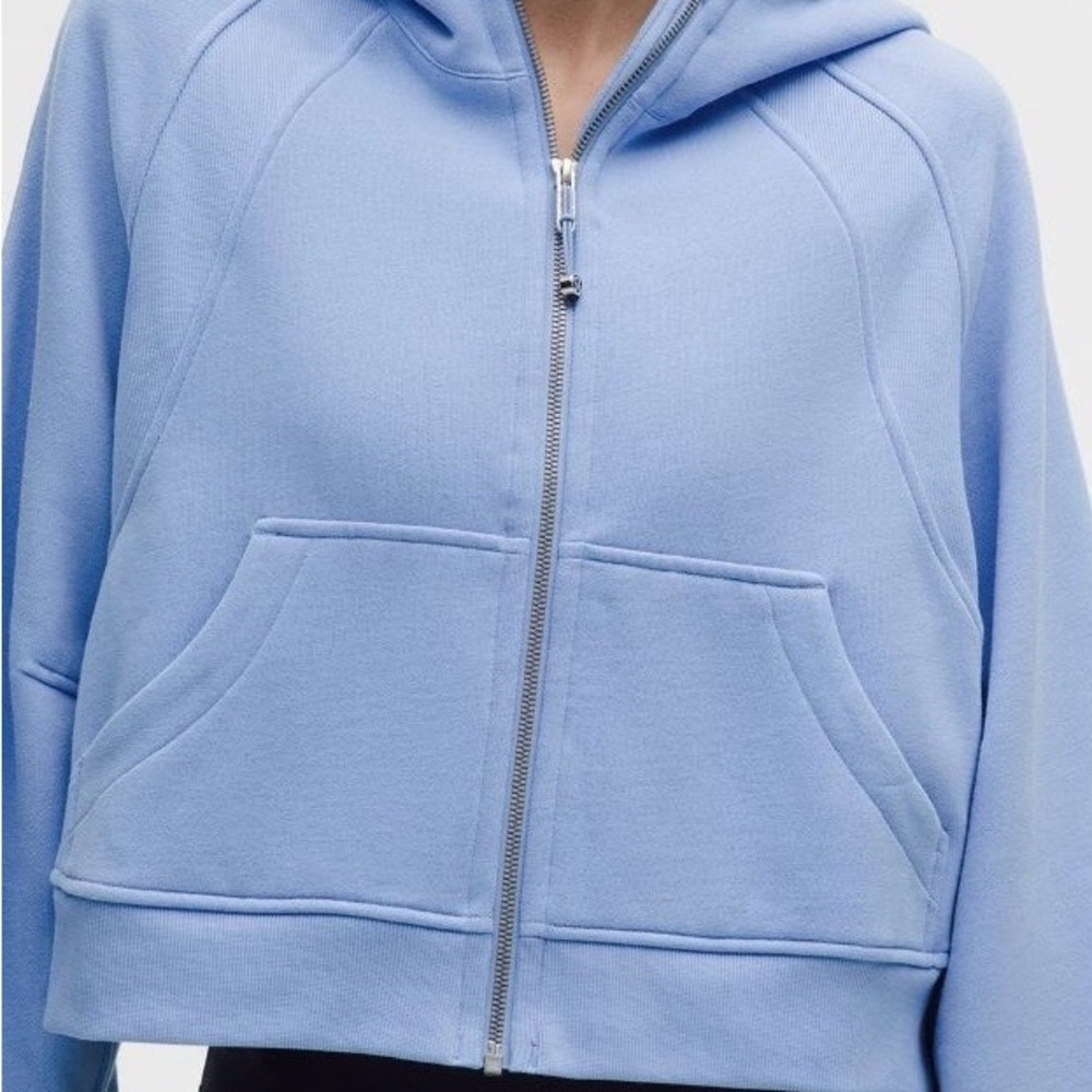 Lululemon SCUBA full zip Women's Blue Hoodie NWOT size M/L